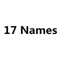 17 names