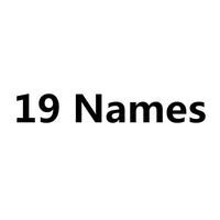 19 names