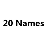 20 names