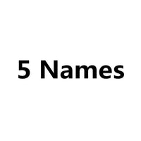 5 names