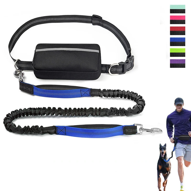 Hands-Free Dog Leash with waist bag - Perfect for any seasons Walks