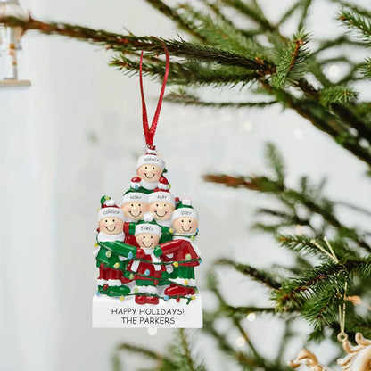 Family Christmas Lights Ornaments