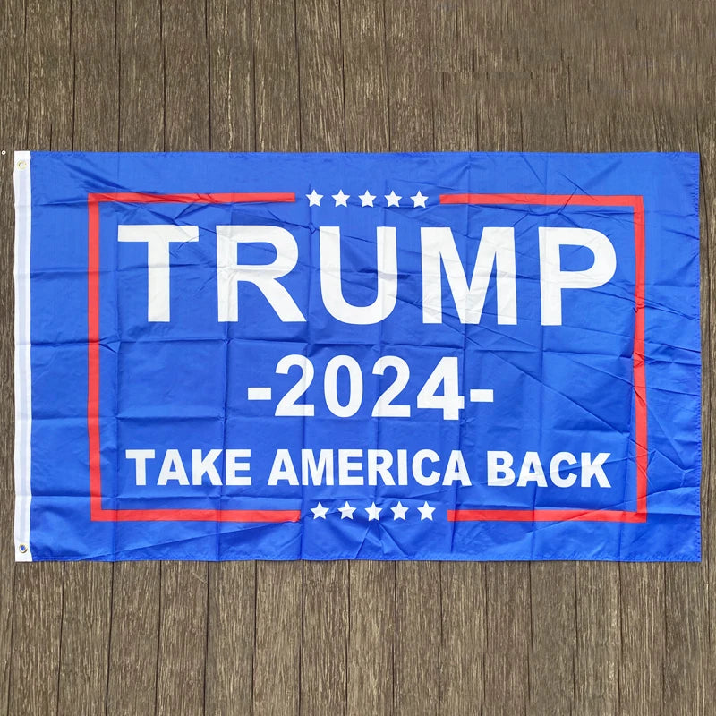 Trump 2024 Flag Double Sided Flag