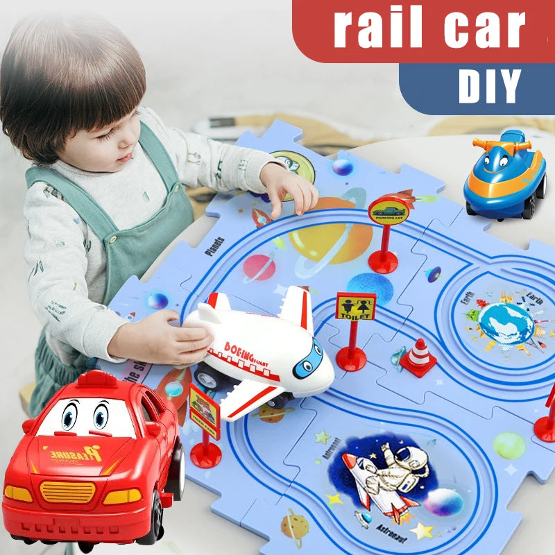 BrainTracks Cityscape Constructor kid car puzzles™