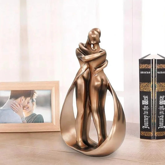(Almost Sold Out)-Romantic Couples Kiss Statues