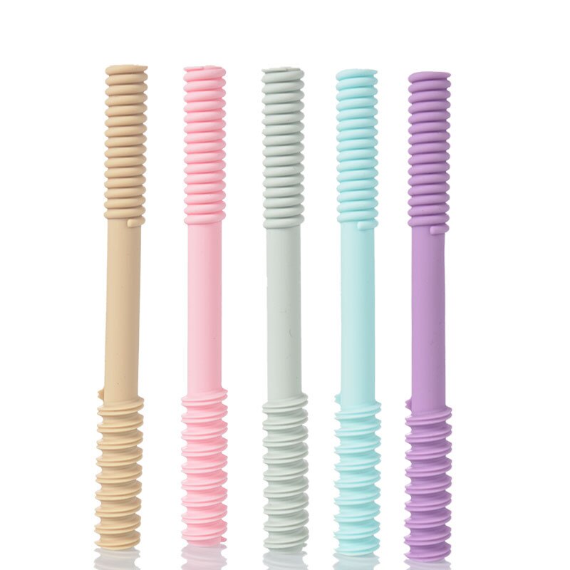 TeetheEase- Baby Teething Hollow Silicone  Tube Sticks ™