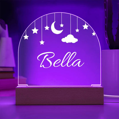 Gift For Kids with personalized name Night Light